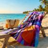 Kpop Demon Hunter Girls Beach Towel High Absorbency & Quick-Dry Comfortable Lightweight Suitable for Swimming, Gym, Camping, Yoga Vacation