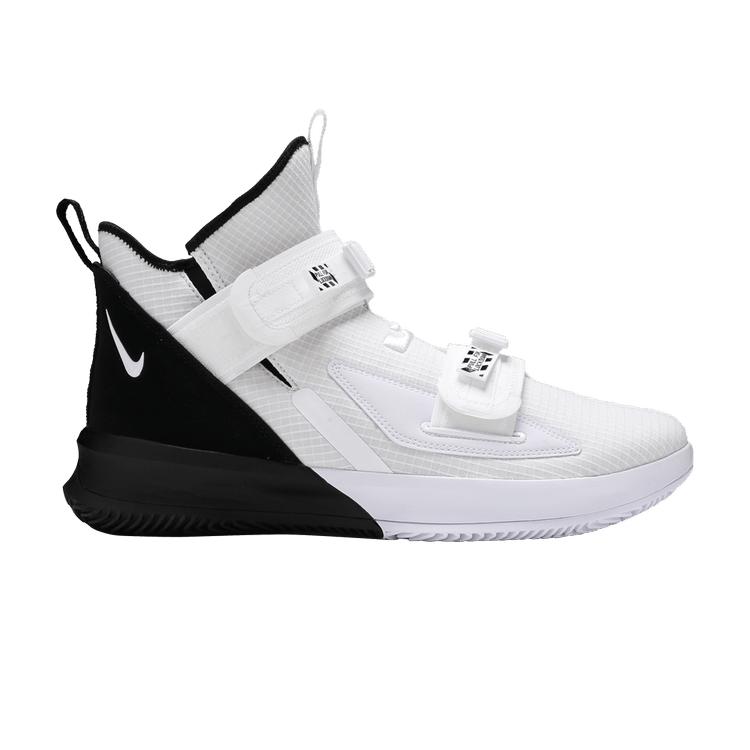 

Nike LeBron Soldier 13 SFG White Black Men Sneakers AR4225-100