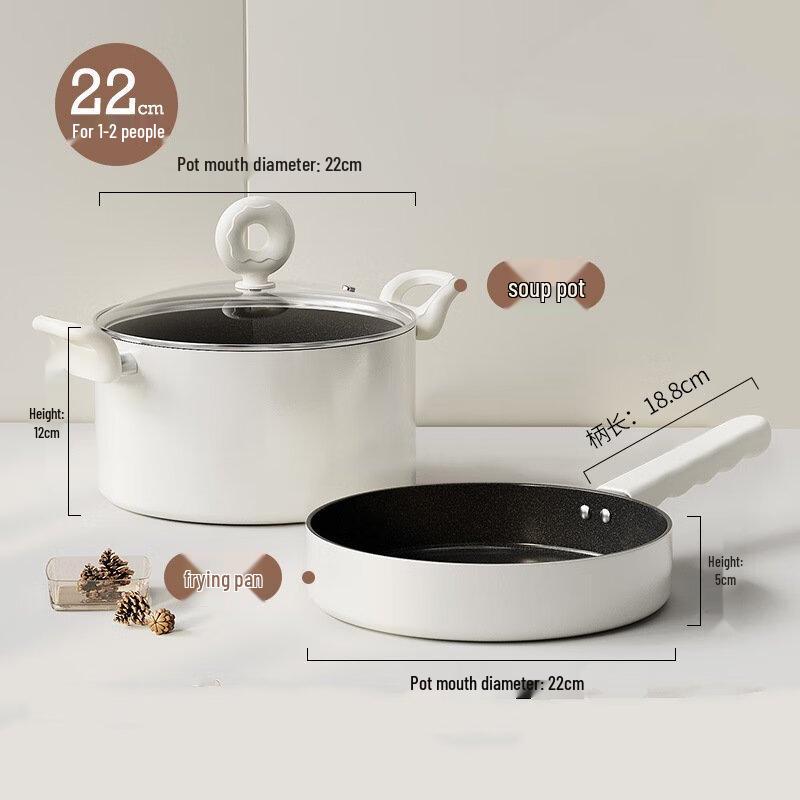 

Yoshida Craftsman 22cm Cast Iron Non-stick Pot & Pan Set