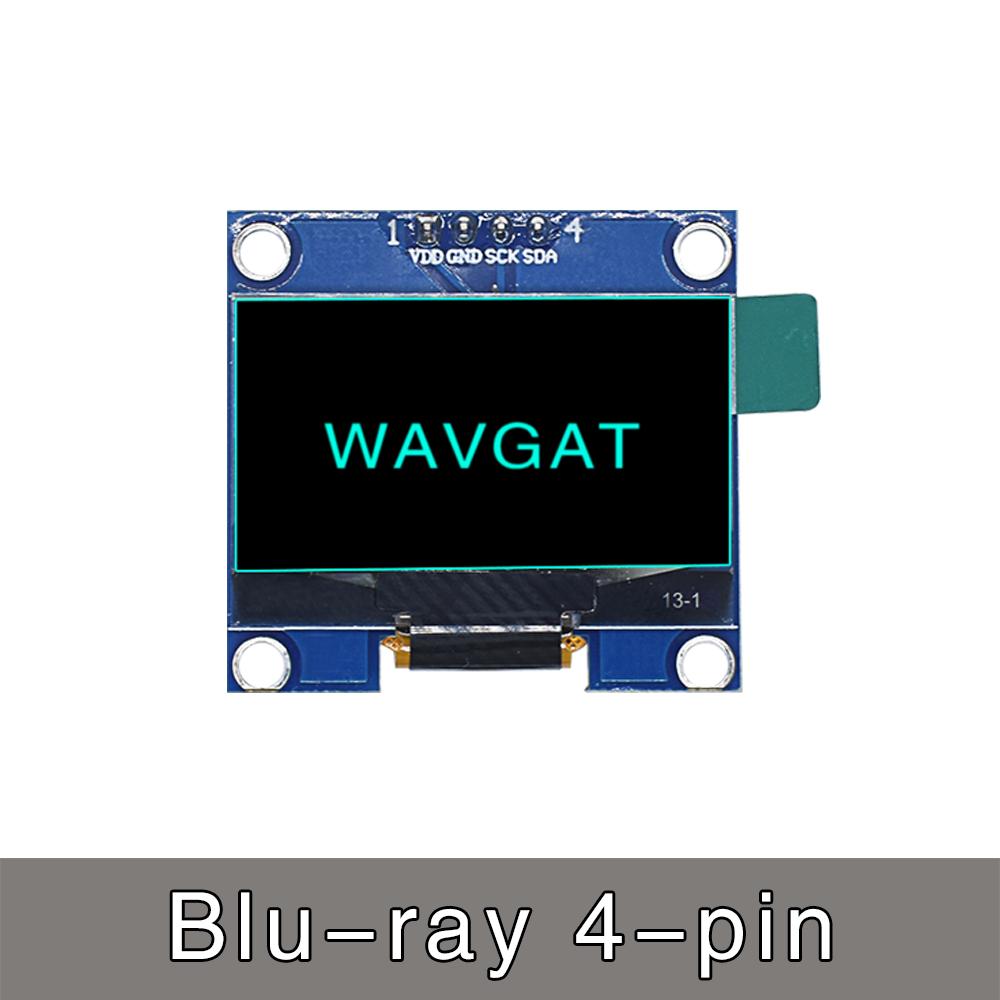 

LIZAO 1.3 OLED Module 128x64 IIC I2C Serial SH1106 Driver White Blue Display Board for Arduino Raspberry Pi синій