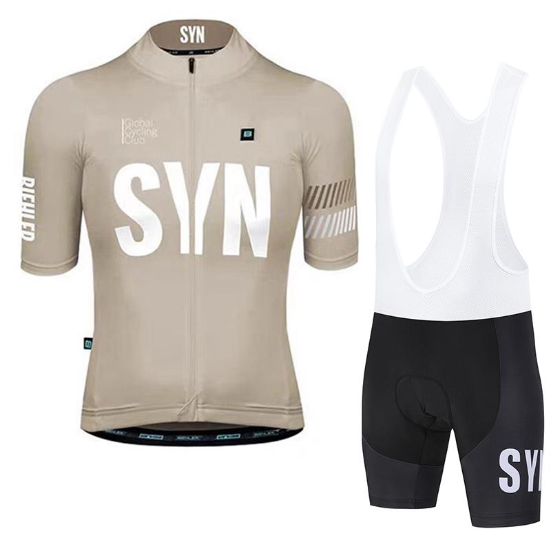 Road Bike Cycling Suit Summer Cycling Jersey Sponge Cushion Cycling Bib Polyester Fiber Bicycle Top 2026 Summer Breathable Cycling Suit