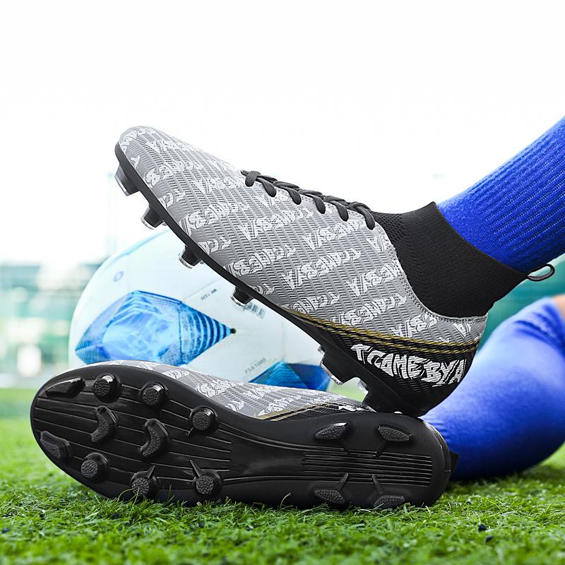 31-48 Dětské fotbalové boty Vysoké pánské sportovní kopačky s dlouhými nehty Velké sportovní kopačky pro mládež