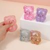 Bear Toy Glitter Gummy Bear Needoh Cute Animal Squeeze Toy