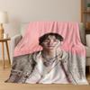 Manta de Franela Estampada 3D de Bang Chan Estrella Kpop Stray Kids Manta Suave y Cálida para Dormitorio Sala de Estar Cama Viaje Camping Picnic Regalo