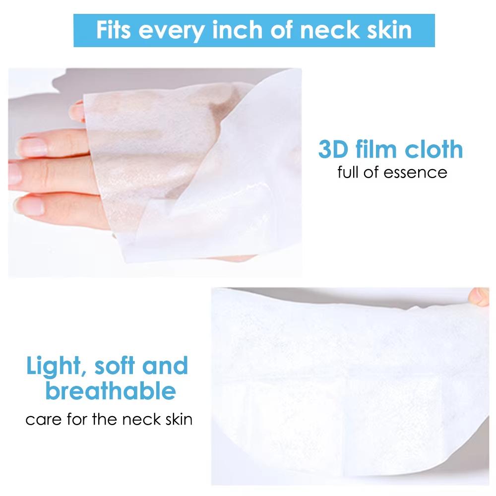 1/5/10 st Getmjölk Nackmask Kollagen Uppstramande Anti-Rynkle Whitening Anti-aging Mask Skönhet Fuktgivande Lift Uppstramande Nacke Hudvård