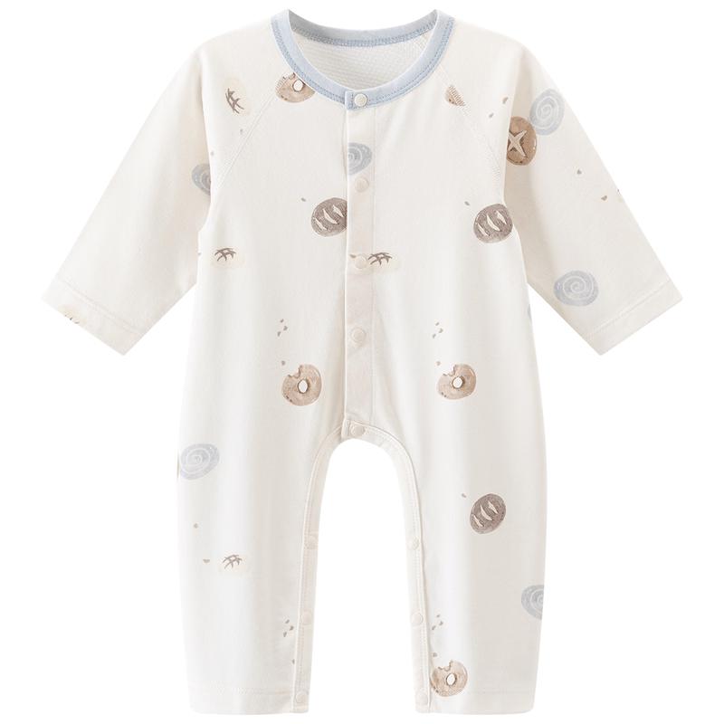 Guaiqi Bear Infant Cotton Long Sleeve Romper 80