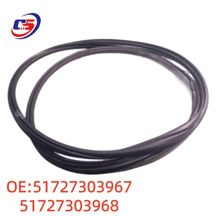 Compatible with BMW F30/F35 Door Frame Rubber Edge Protection Strip 51727303967/51727303968.