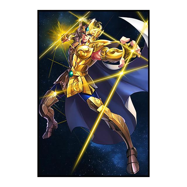 Japanese Classic Anime 12 Saint Seiya Gold Saint, Decoration, Drawing, Wall Painting, Canvas, Painting, Wall Art Prints, Home Decor for the Room