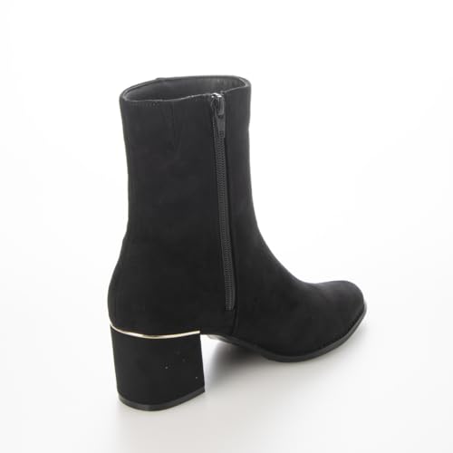 [Carino] [Rain-resistant] Pointed Flare Heel Boots