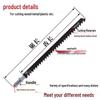 Curved Woodworking Aluminum Saw Blade: Fine, Coarse, Straight & Reciprocating Teeth for Electric Saws
