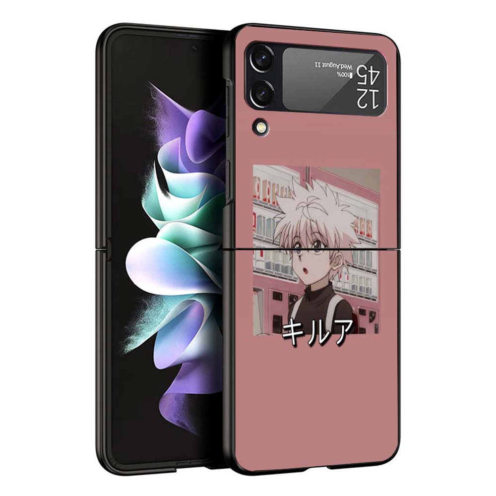 HunterX Killua Phone Case For Samsung Galaxy Z Flip7 Flip6 5G Flip5 Flip4 Flip3 ZFlip 7 6 3 4 5 Shockproof Back Cover Galaxy Z F
