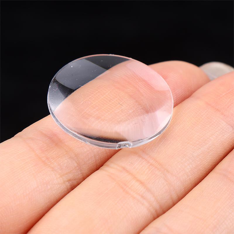 Lente óptica acrílica de 5 peças, 25 mm, 37 mm de diâmetro, lente plano convexa, óculos VR, lente asférica, lente PMMA