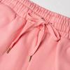 Michael Kors Shorts Casuais Retos com Cordão Estampado de Logo Cor Sólida Shorts Femininos Rosa MS1301P23G606