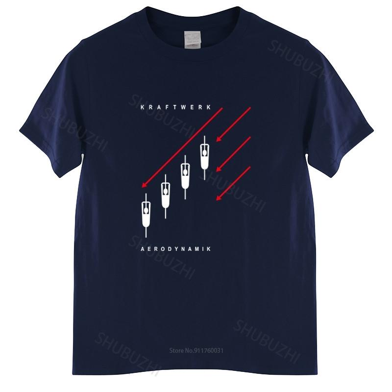 Homme t shirt summer Unisex tshirt Kraftwerk Aerodynamik Black Unisexs T Shirt Electronic Synth Neu Krautrock Festive top teeshirt S