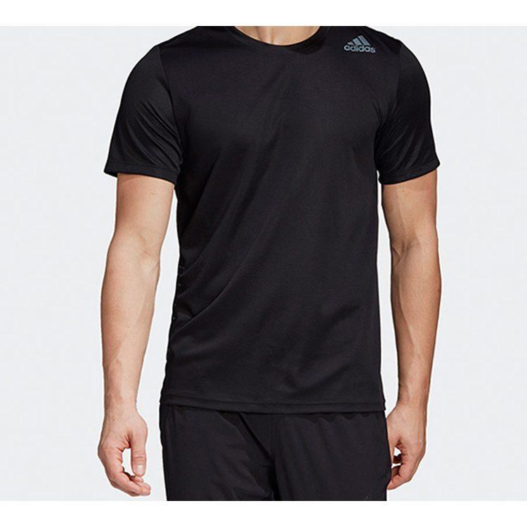 Adidas T Shirts Men's Black Crew Neck Moderate FM2093