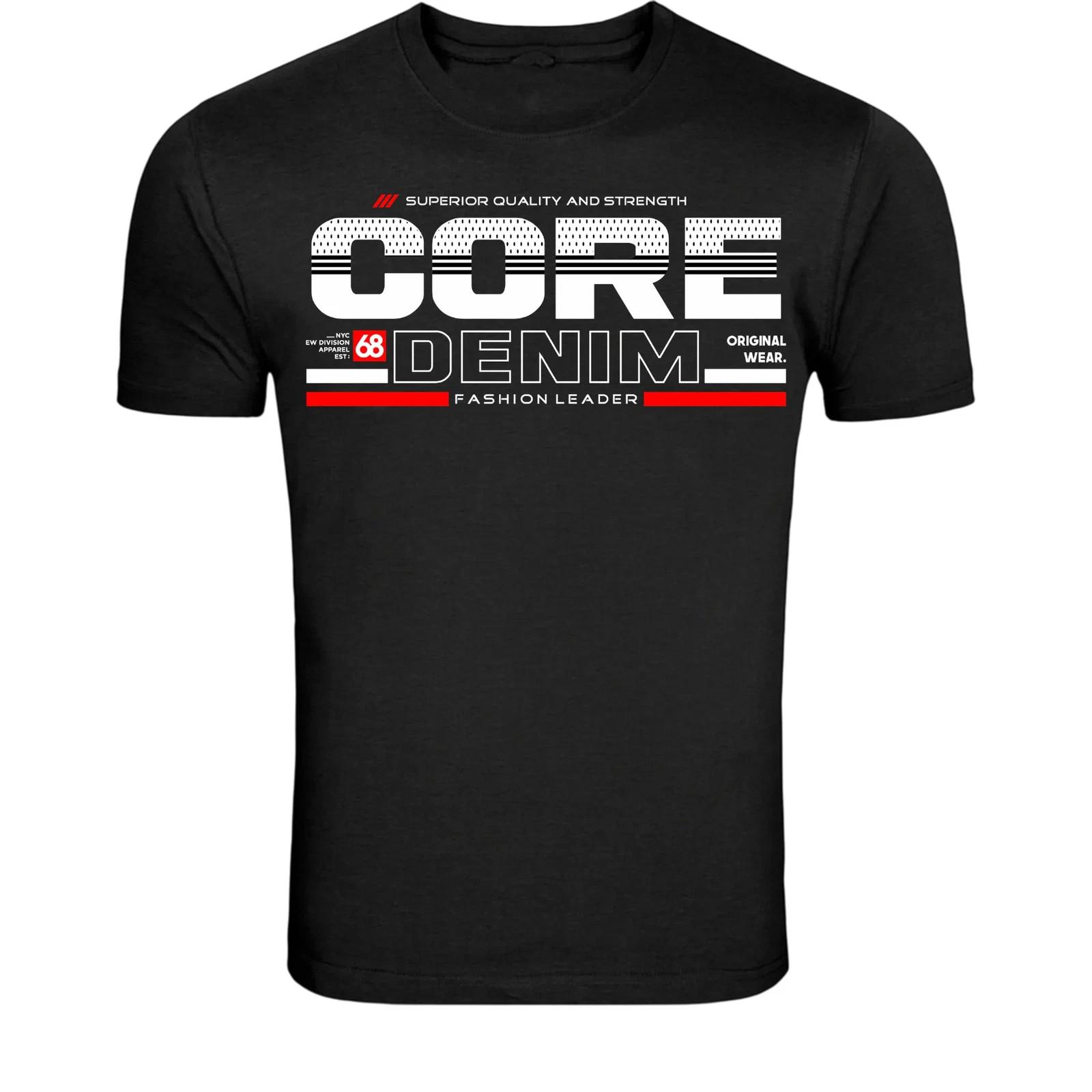 Core Denim Fashion Leader T-Shirt - Urban Street Style Graphic XXL