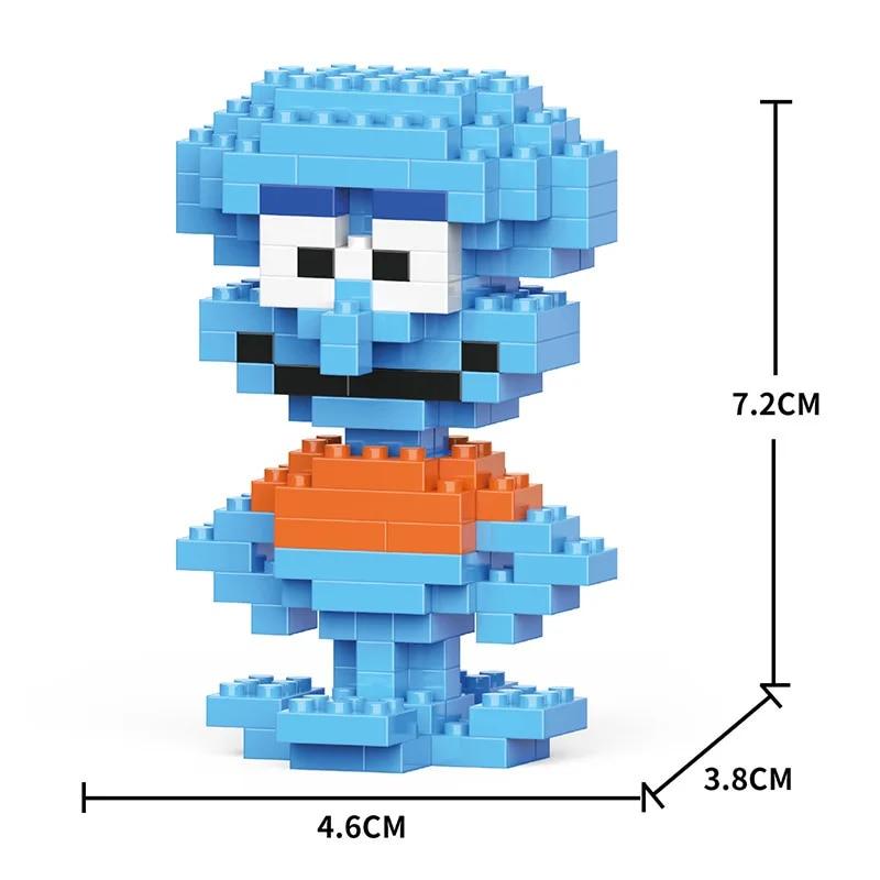 Cartoon Building Blocks, Animal Dolls, Educational Assembling Toys, Ornaments, Small Particles, Children's Birthday Gifts