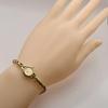 Used SEIKO Ladies Watch, 2 Ruby, New Battery, Gold Bracelet, Manufactured February 1996