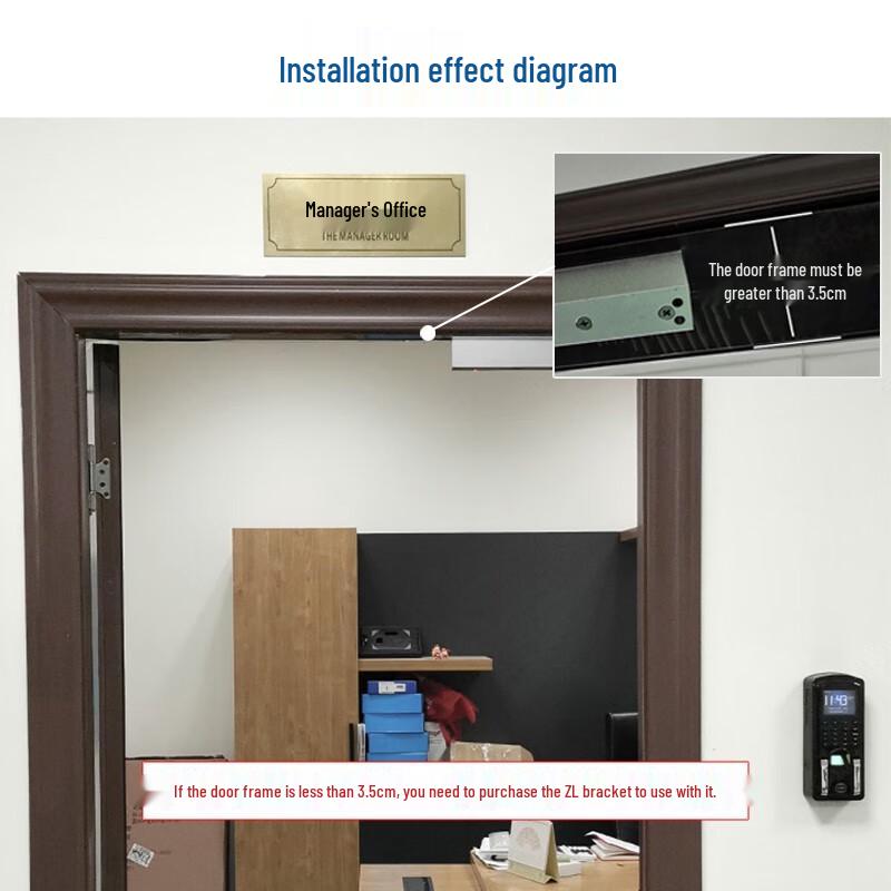 Realand S02TC Single Door Magnetic Lock Kit CN Plug (adapter Included)