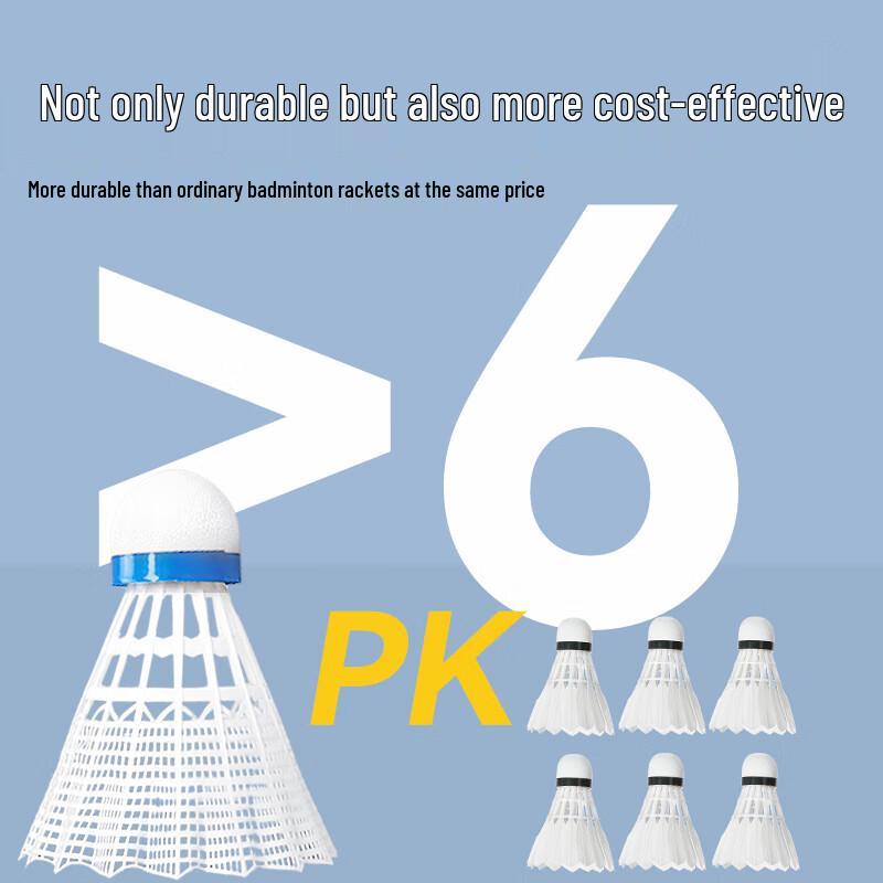 Jingdong Zhizao Cruise Series Durable Nylon Badminton Shuttlecocks