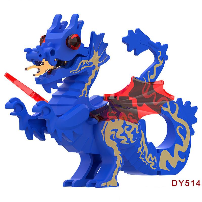 City Zoo Farm Building Blocks Model Character Accessories Animal Giraffe Elephant Elephant Wolf Dolphin Mini Brick Toy Gift X052