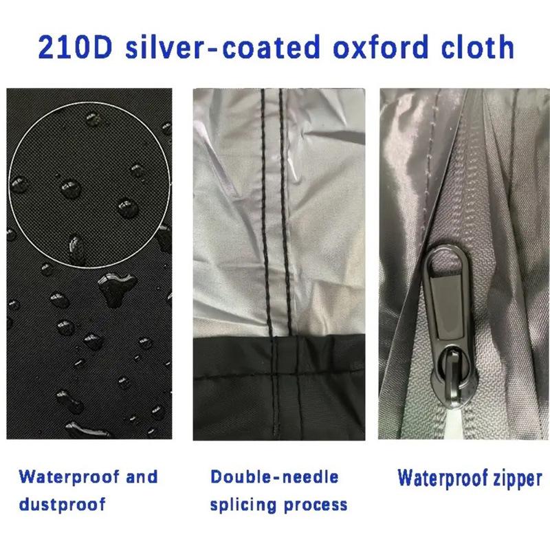 Waterproof Eggshell Hanging Chair Dust Cover - Zipper Style, Outdoor 210 Oxford Cloth