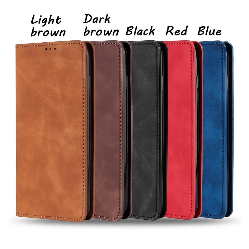 Funda de Cuero de Lujo Para Xiaomi Redmi Note 8 2021 8T 9 9T 9S Note 4 4X 5 5A Prime 6 7 Pro Max Flip Protectora Magnética Bolsas