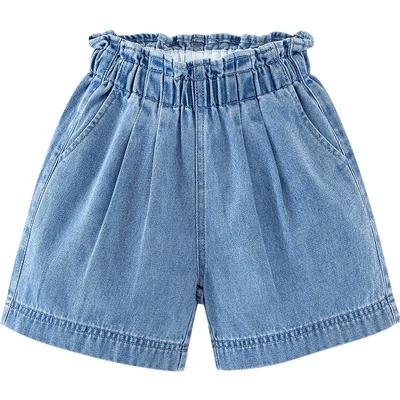 Mini Balabala Girls' Summer Denim Shorts
