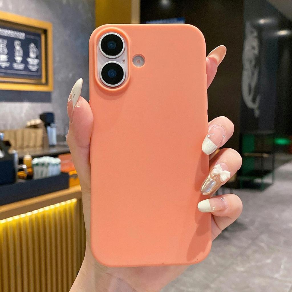 Für iPhone 16 TPU Handyhülle Matt Anti-Fingerabdruck Schutzhülle
