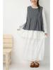 Spring Sweet Mori Girl Embroidered Lace A-Line Skirt