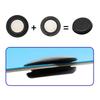 8/10 Pezzi Clip per Pettorale da Gara per Corridori Maratone Fissaggio Pettorale Magneti Facili da Usare Fibbie per Numero di Gara in Bianco Nero