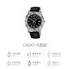 Casio 50 meters waterproof quartz movement leather strap Japanese and Korean watch 45.5mm women's watch black dial LTP-1359L-1A