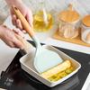 Wooden Handle Non-stick Spatula Wide Mouth Pizza Shovel Tamagoyaki  Spatula  Non Stick Pan