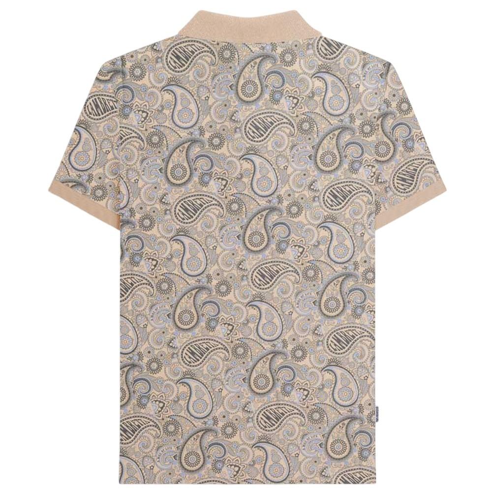 Lambretta Mens Paisley Polo Shirt