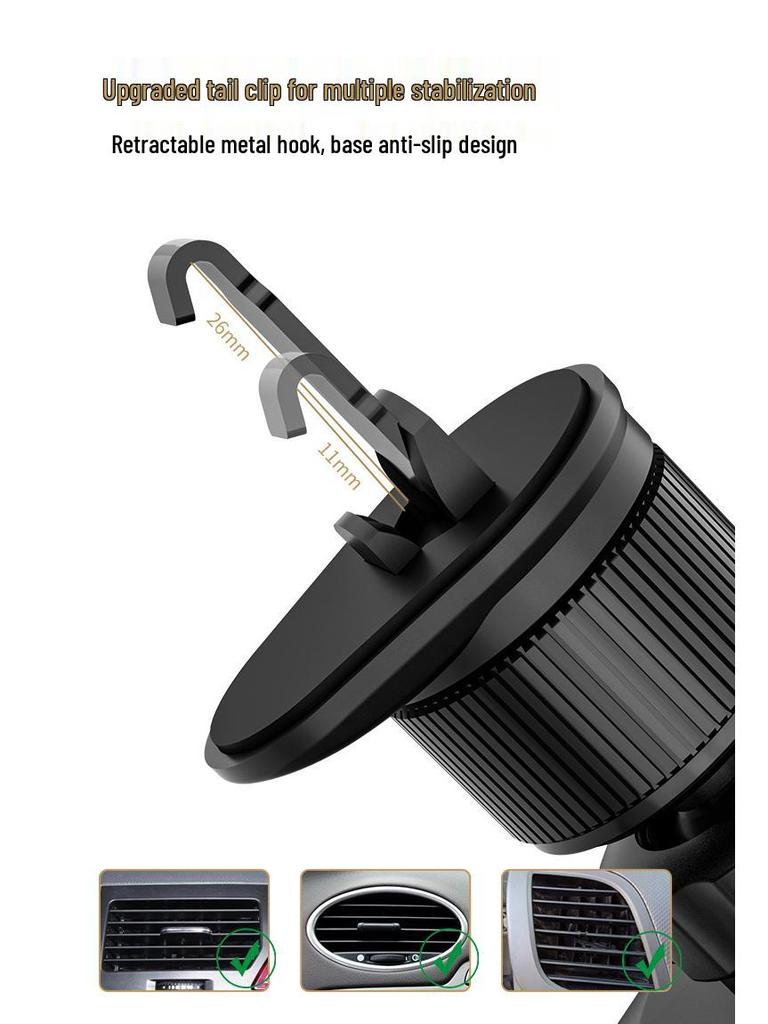 Magnetic 15W Magsafe Wireless Car Charger Holder for Apple Devices