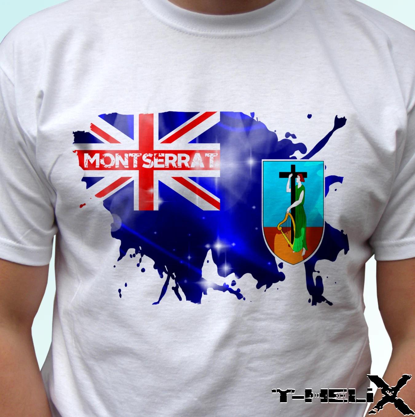 

Montserrat flag - white kids boys T-Shirt top country design - s s kids & baby 160