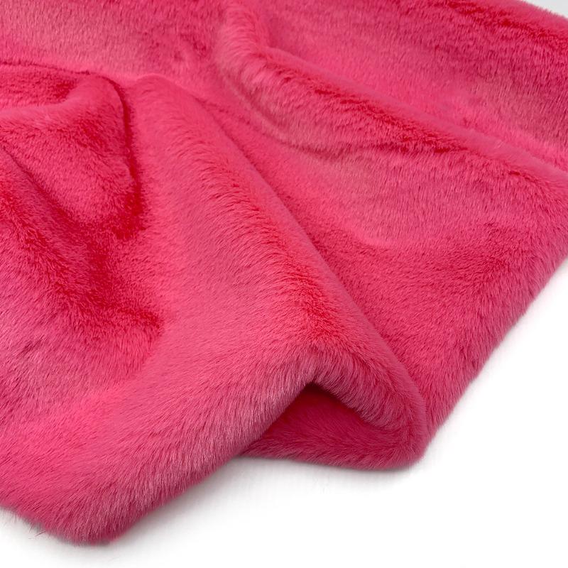10mm Thickened Imitate Rabbit Fur Plush Fabric Thickened Polyester Artificial Wool Doll Cotton Doll Material Decorative Fabric