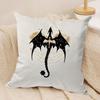 Cartoon WWingS DDragonS Cushion Cover Short plush Doublesided Print Square Throw Pillow Covers Sofa Home Cushion Decor