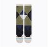 STANCE DEPTHS Long Off White Size L Men's Socks, (01319),
