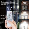 Solar Outdoor Ceiling Lights LED Security Lights with Remote Control Waterproof Solar Flood Wall Lights for Garden Ceiling lamps