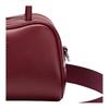 Lacoste Fashion Minimalist Mixed Material Shoulder Tote Bag Medium Women bags Burgundy NF4467FOM96