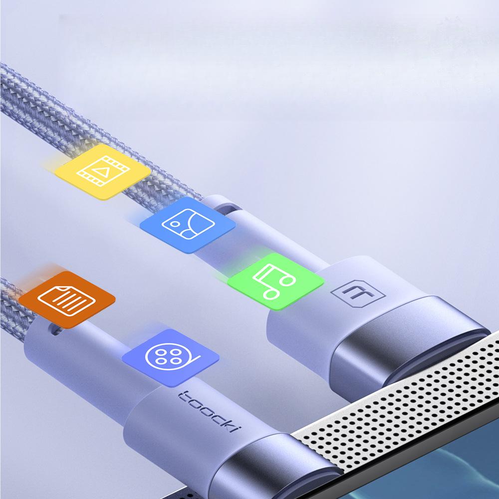 2.4A Fast Charging Cable USB A To Micro USB, Aluminum Alloy Shell Android Charger Cord for Huawei Samsung