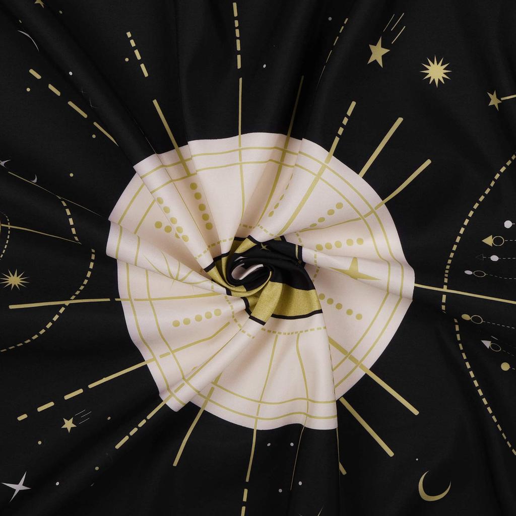 Shiny Flower Moon Phase Moon Wall Nordic Fabric Constellation Large Wall Stylish Room or Window Living Unique Gift Tapestry, Hanging, Poster, Decor,