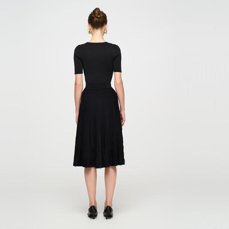 ELLASSAY Elegant A-Line Mid-Length Skirt