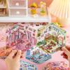 Cartoon Landscape 3D Stickers for Journaling: Stress Relief & DIY Miniature Scene Stickers