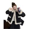 2023 Winter Women's Retro Lambswool & Cotton-Padded Jacket