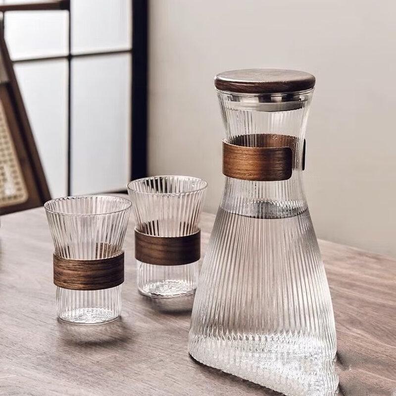Diller Glass Pitcher and Cup Set