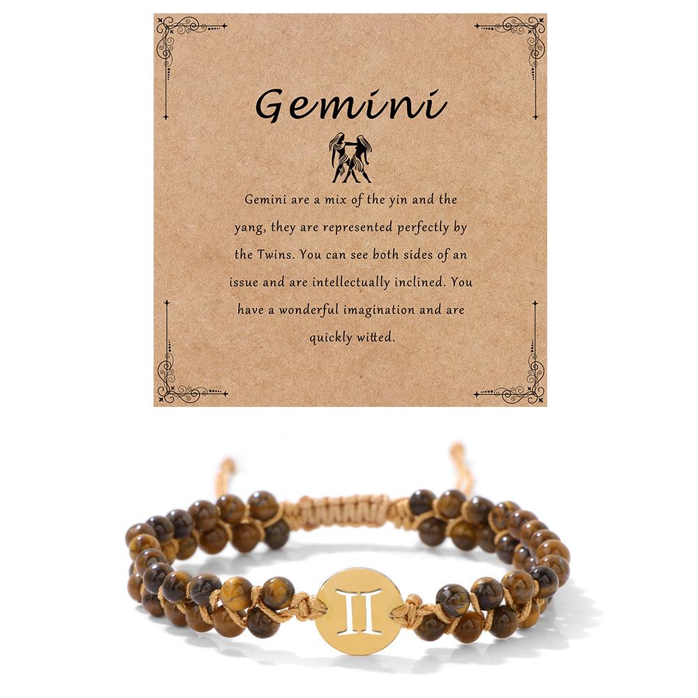 

JYL TS Bracelet Ladies Teardrop Elegant Gift Brings Grace & Romance Gemini дымчатый топаз