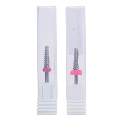 2pcs Nail Drill Bits Tungsten Steel Nail Grinding Head Professional Nail File Bits for Electric