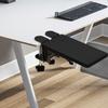 2-teiliges/Set Faltbare/Schiebbare Schreibtisch-Erweiterungsplatte Stütze Clip-on Tastaturablage Handablage für Computer Laptops Langlebig